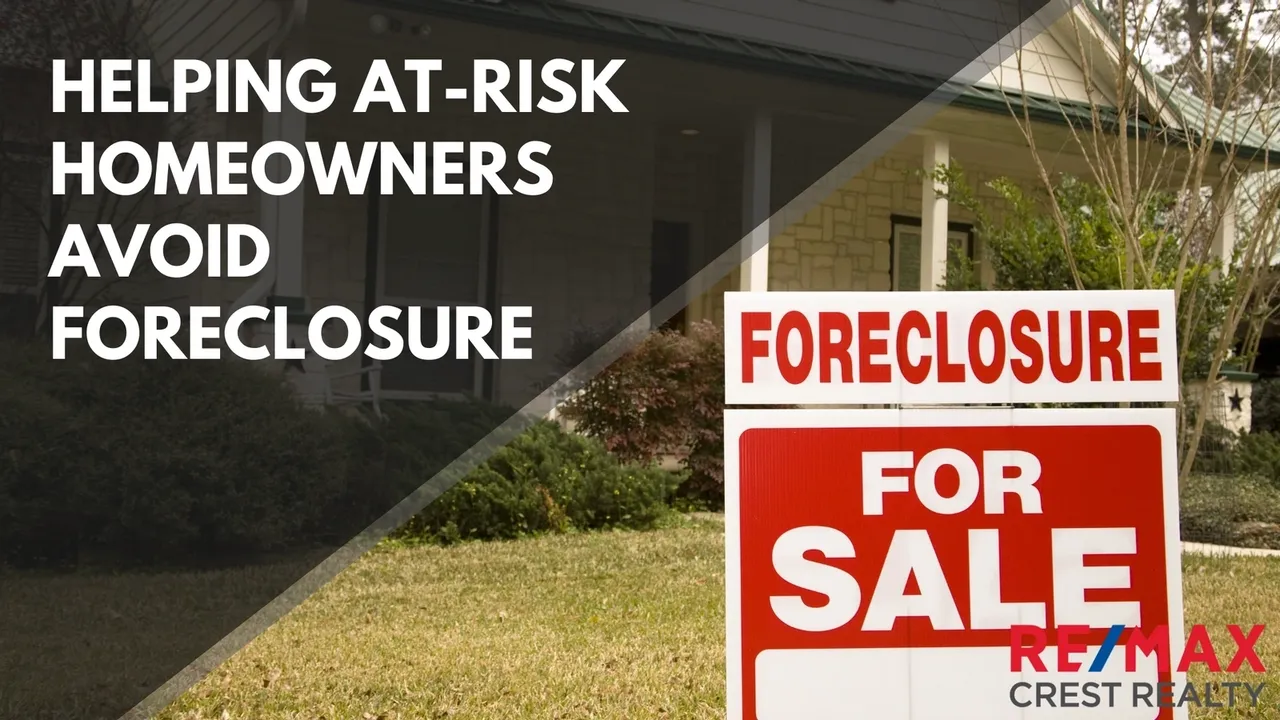 HELPING AT-RISK HOMEOWNERS AVOID FORECLOSURE